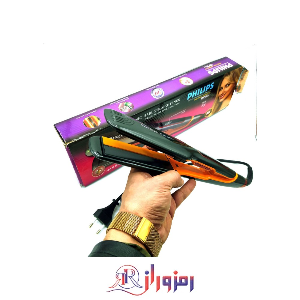 اتو مو جرفه ای فیلیپس مدل ph-1005،خرید و قیمت اتو مو جرفه ای فیلیپس مدل ph-1005،اتو مو فوق حرفه ای فیلیپس
